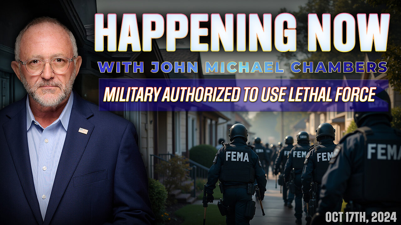 HAPPENING NOW | U.S. Military Authorized to Use Lethal Force Domestically