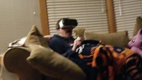 "Dad Scared Of VR"