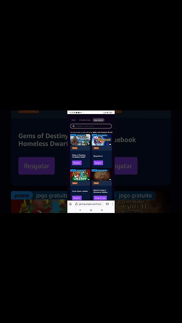 Jogos Grátis na Amazon prime Gaming