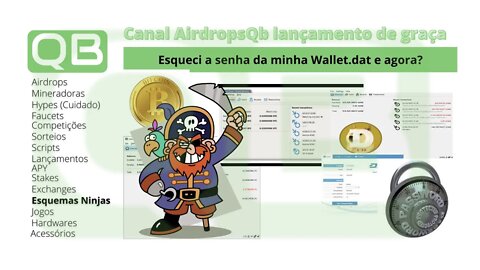 Carteiras Wallet QT CLI - Passo a Passo recuperando sua senha com Python