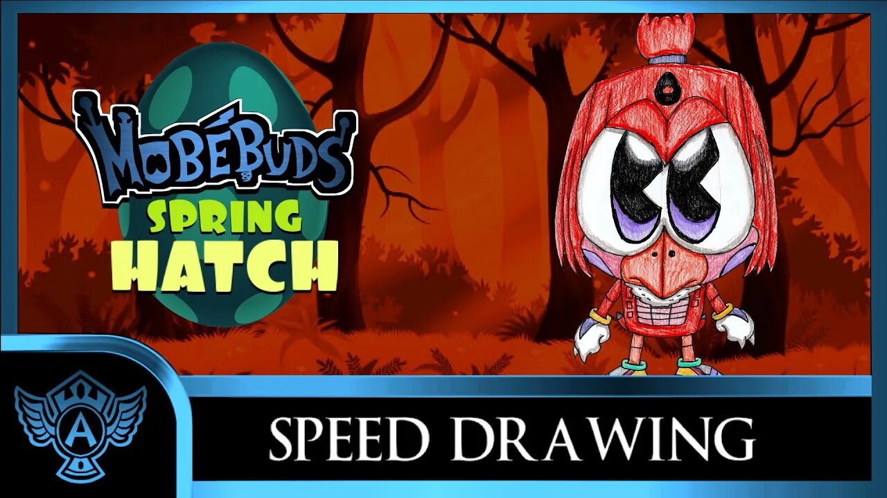 Speed Drawing: MobéBuds Spring Hatch - Knuxichick | A.T. Andrei Thomas 2023