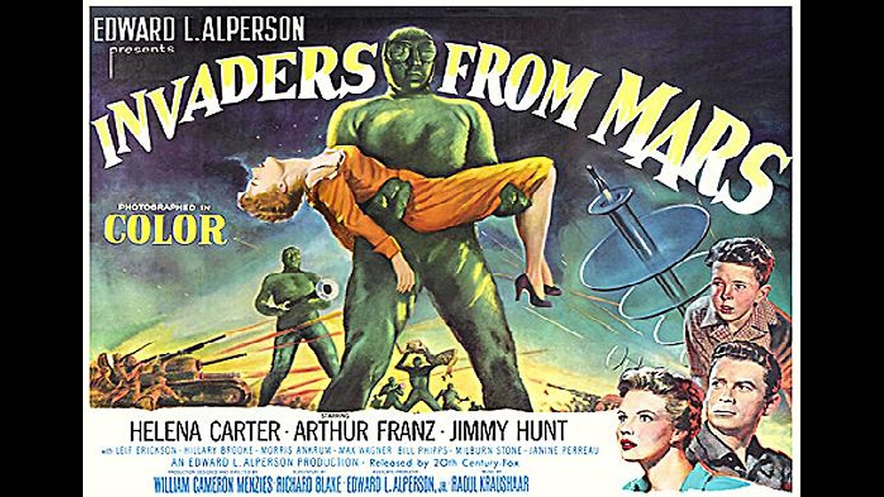 INVADERS FROM MARS 1953 Original Sci-Fi Shocker Monstrous Aliens Invade Earth FULL MOVIE in HD