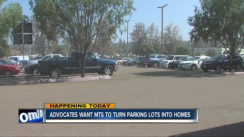 Advocates want MTS to turn parking lots into homes