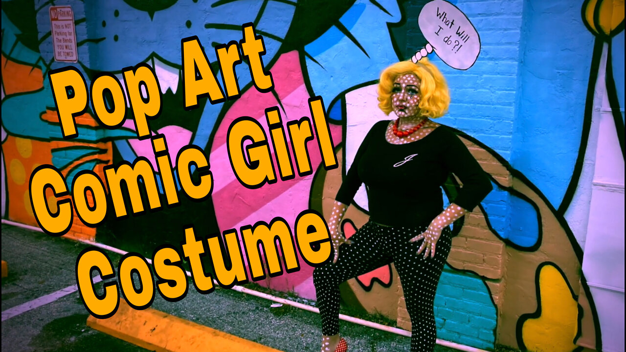 Pop Art / Comic Girl Costume tutorial