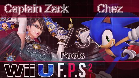 Captain Zack (Bayonetta) vs. CsG|Chez (Sonic) - Wii U Pools - FPS2