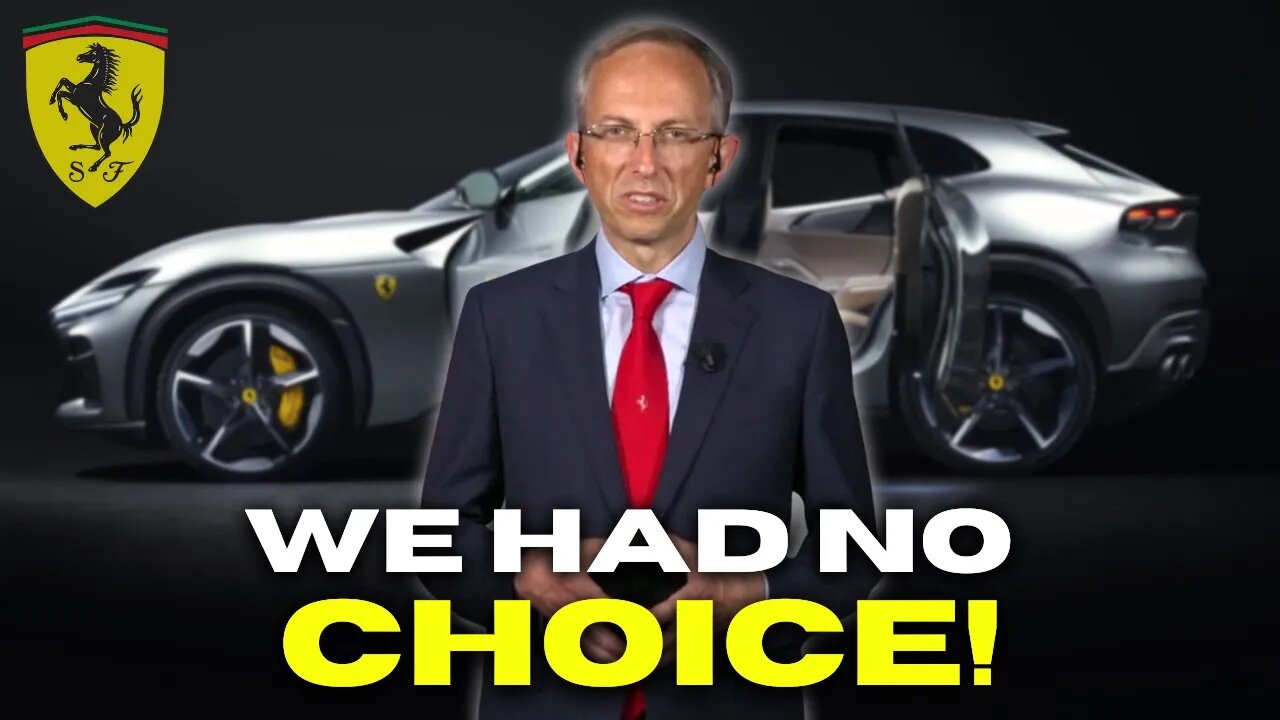 Benedetto Vigna: "The 2023 Ferrari Purosangue SUV SHOCKED Everyone!"