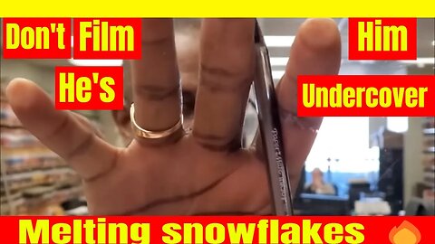 🔴Don't record him. He's undercover. Melting snowflakes for days. 1st amendment audit🔵