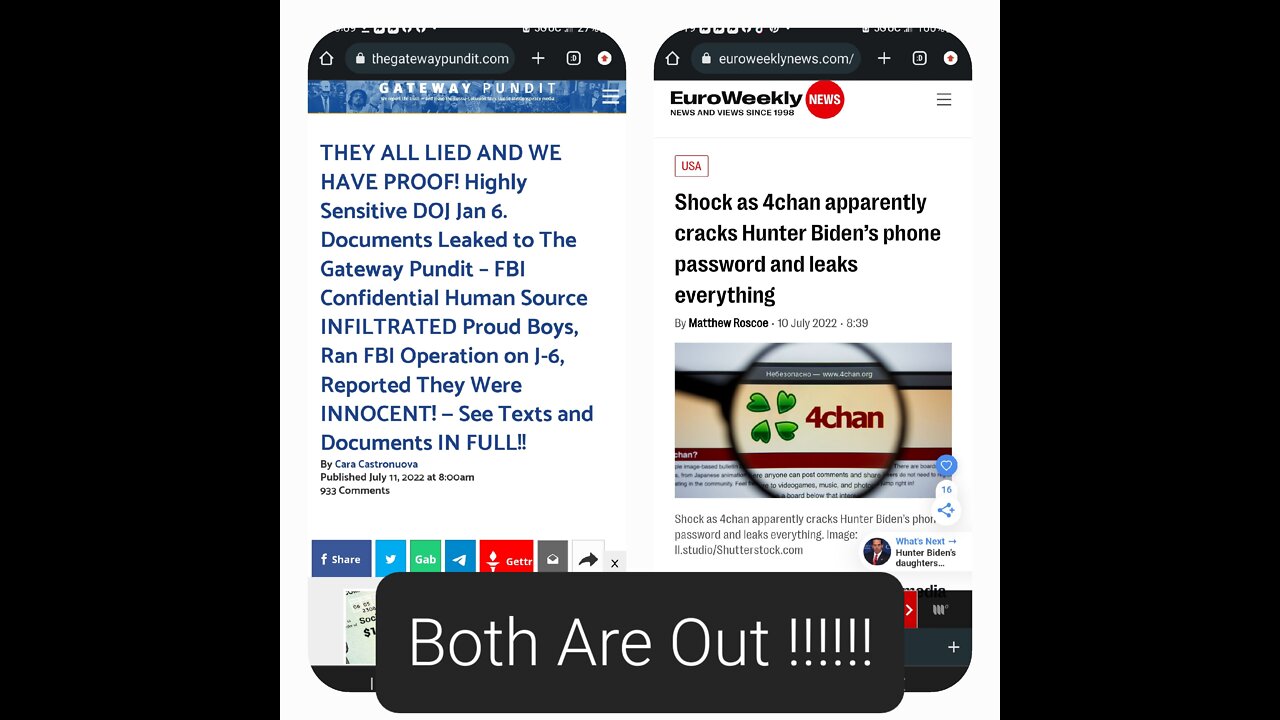 They Lied- Hunter And Jan 06 Files Released