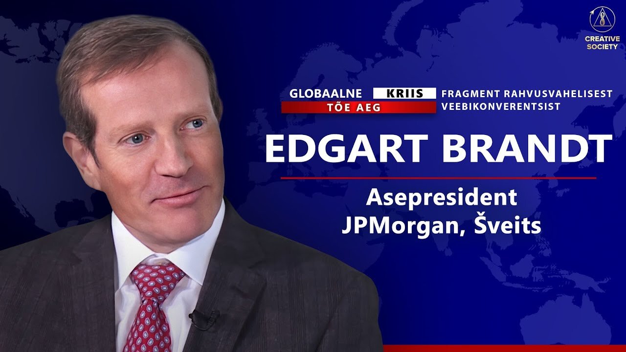Edgar Brandt konverentsil "Globaalnekriis. Tõe aeg" | Loominguline Ühiskond