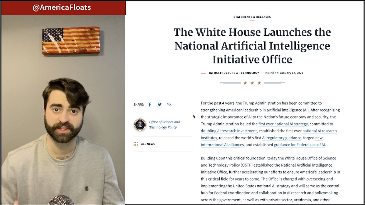 White House Unveils AI Initiative Office - Artificial Intelligence USA!