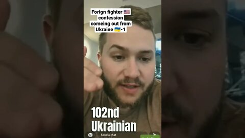 1-Forign fighter 🇺🇲 confession comeing out from Ukraine 🇺🇦