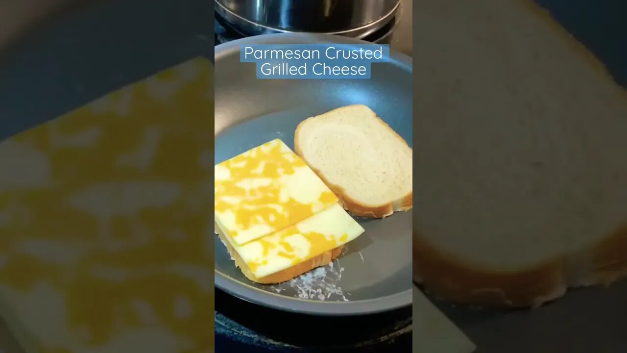 Parmesan Crusted Grilled Cheese you want to make #shorts #chiefsgalley #grilledcheese