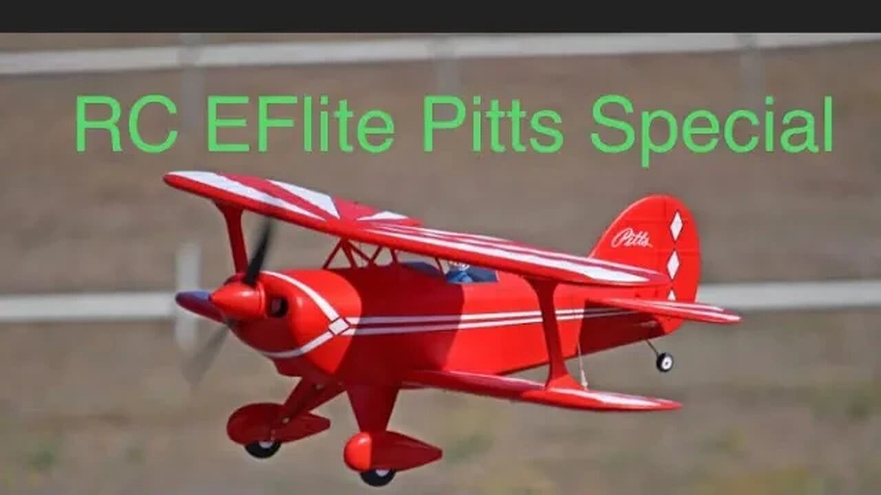 E-flite RC Pitts Special #rcplanes