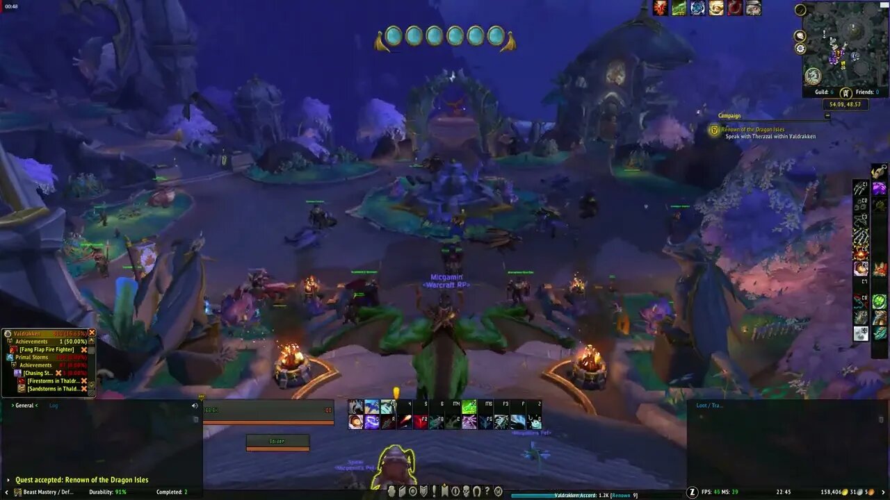 World of Warcraft Dragonflight Renown of the Dragon Isles