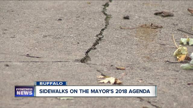 Sidewalks on Mayor Brown's 2018 agenda