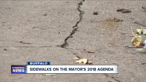 Sidewalks on Mayor Brown's 2018 agenda