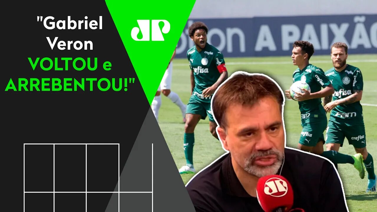 "Esse Gabriel Veron..." Jovem é EXALTADO após Bragantino x Palmeiras!