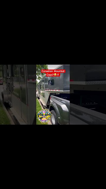 Canadian Mounted Cops?#police #shorts #funny #canada #cops #fyp # #trending #viral