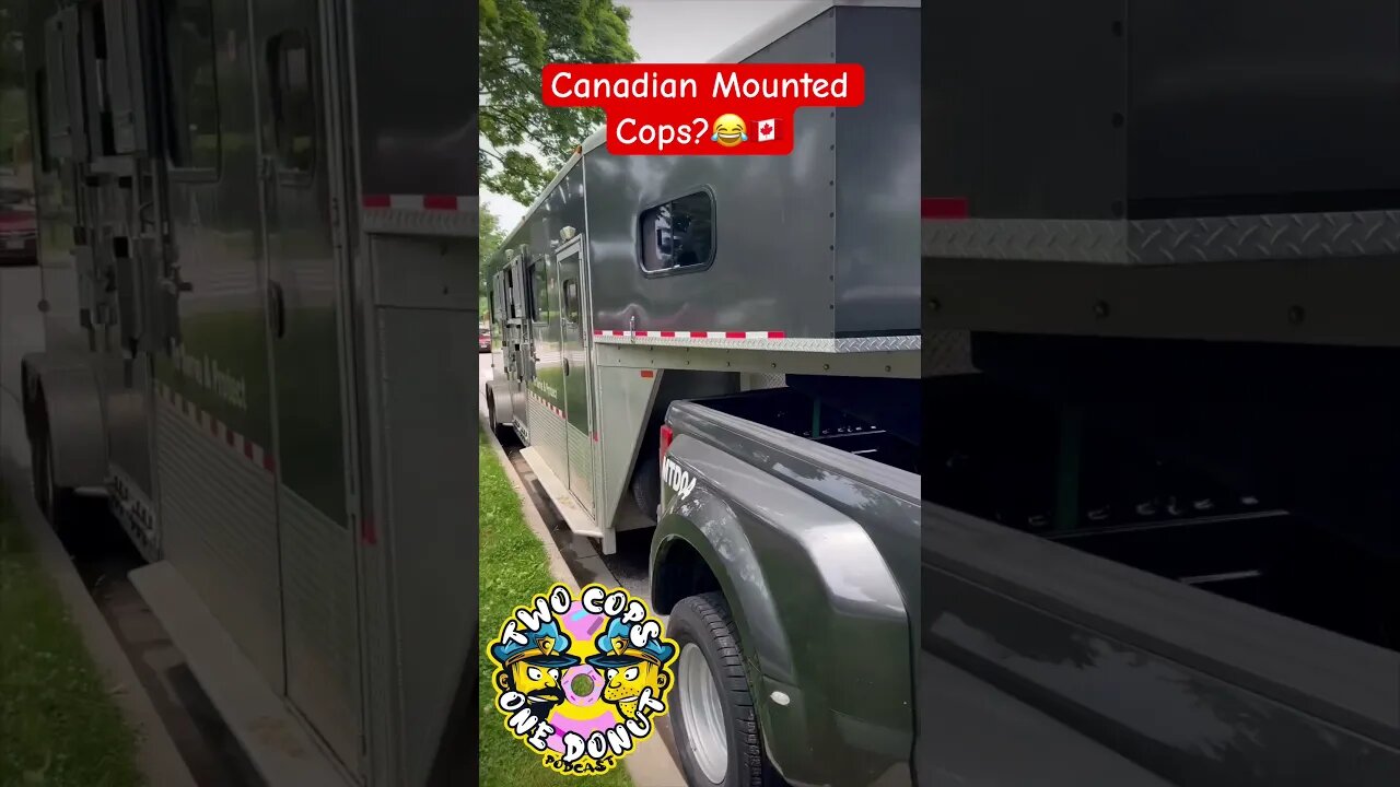 Canadian Mounted Cops?#police #shorts #funny #canada #cops #fyp # #trending #viral