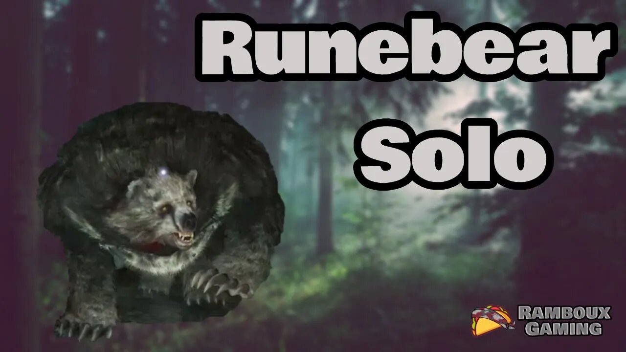 Runebear Solo - Elden Ring