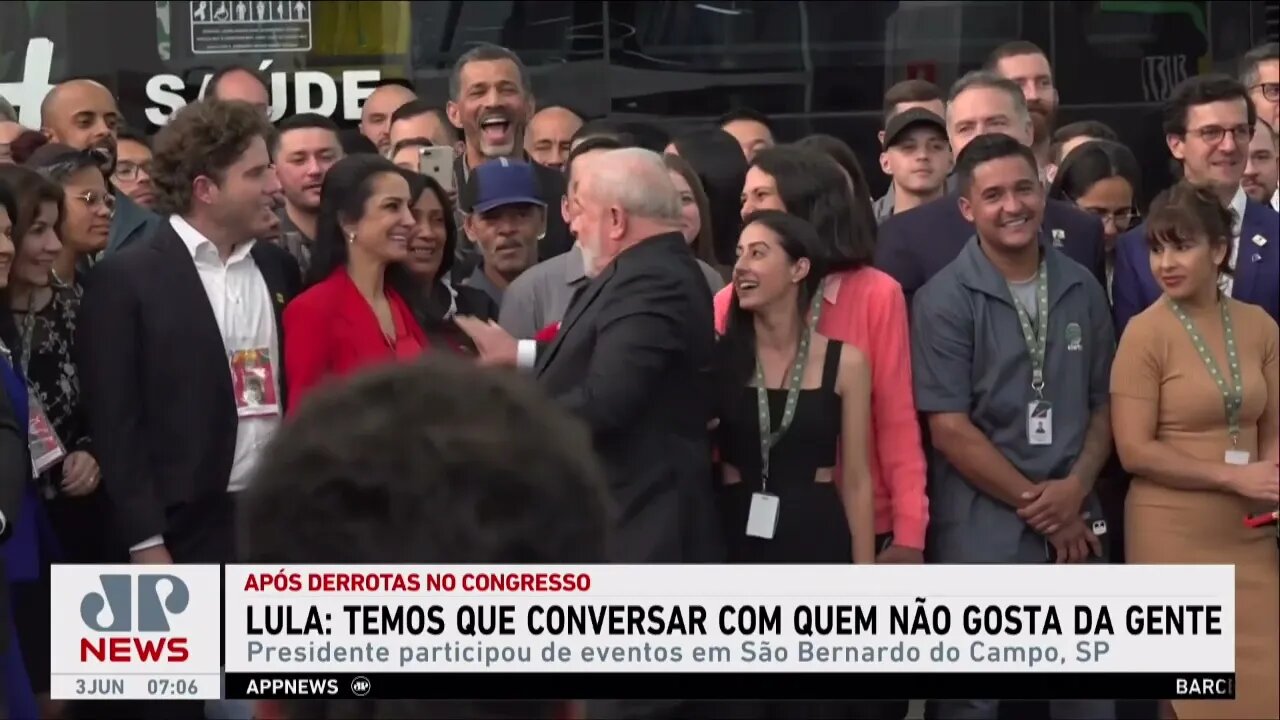 Lula sobre derrotas no Congresso: “Temos que conversar com quem não gosta da gente”