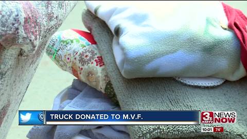 Truck donated to Moving Veterans Forward