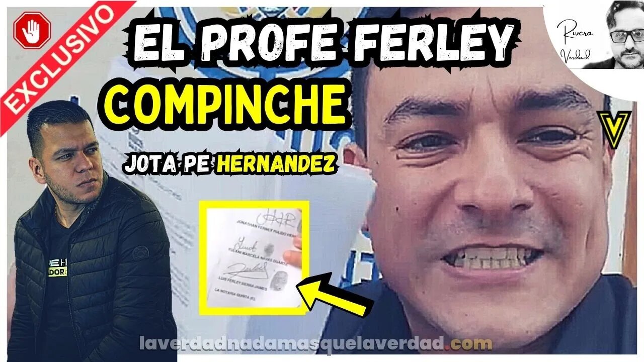 DENUNCIA RADICADA HOY MISMO EN CONTRA DEL DIPUTADO (EL PROFE FERLEY) COMPINCHE DE JOTA PE HERNANDEZ