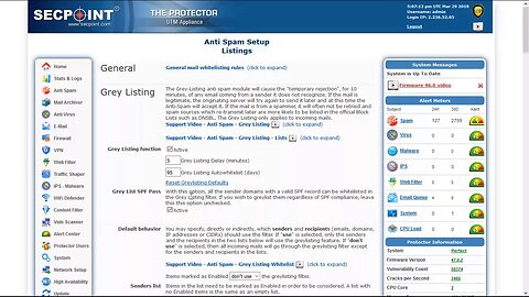 SecPoint Protector V47 Antispam SPF Whitelist
