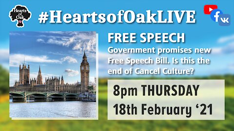 Free Speech: Government propose new Free Speech Bill. Is this the end of Cancel Culture ?18.2.21