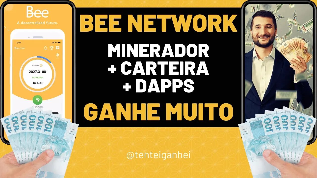 💲 BEE Network - Conheça esse minerador + Wallet + Dapps 💲