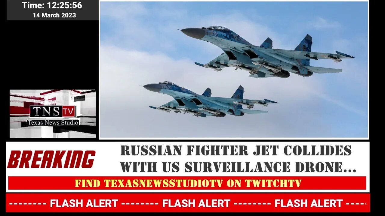 FLASH MILITARY INCIDENT: Russian fighter jet collides with U.S. Air Force MQ-9 Reaper over Black Sea