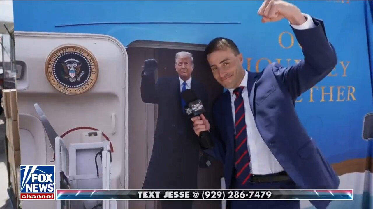 People at the NJ Trump Rally show Johnny their best Kamala Impression