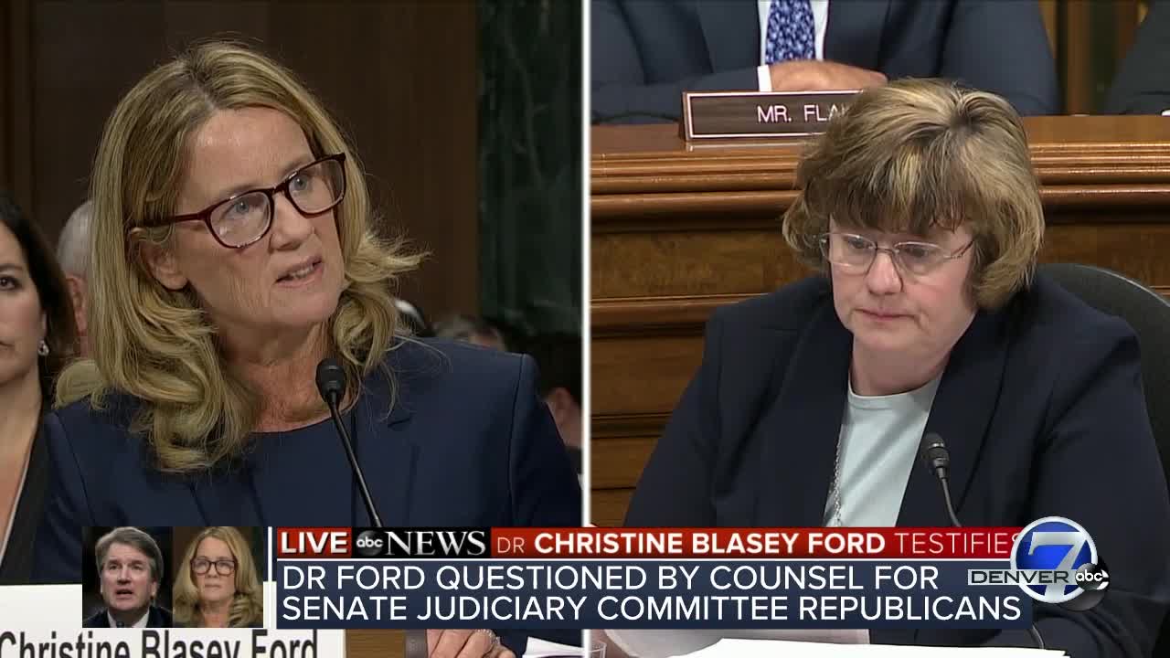 Dr. Ford tells Republican lawyer about therapist records