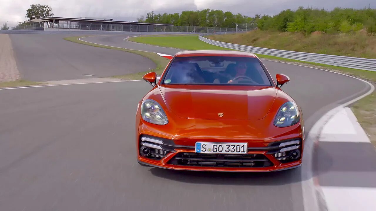 700 HP 2021 Porsche Panamera Turbo S sets production sedan benchmark at Road Atlanta