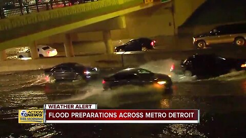 Flood preparations across metro Detroit