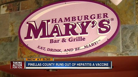 Demand for Hepatitis A vaccine skyrockets following Hamburger Mary's closure