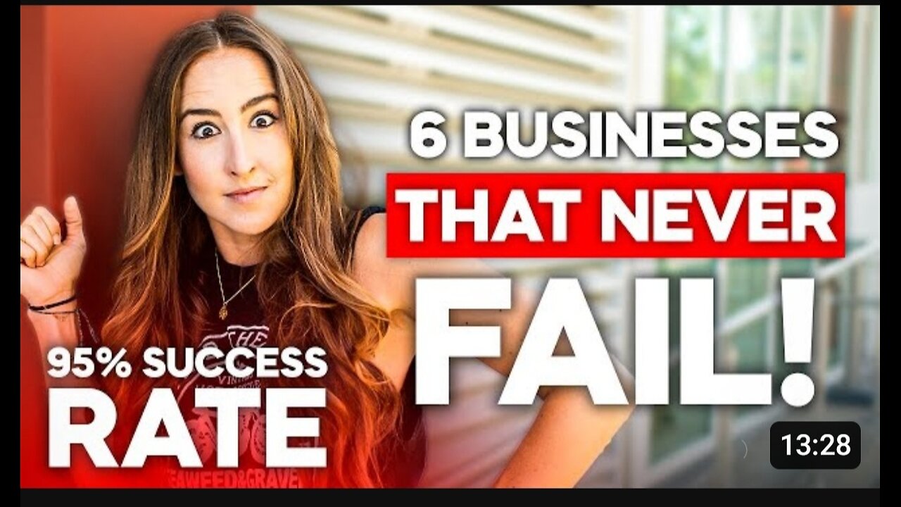 Businesses that Never Fail? 6 Businesses with Amazingly Low Failure Rates [Backed by Data]