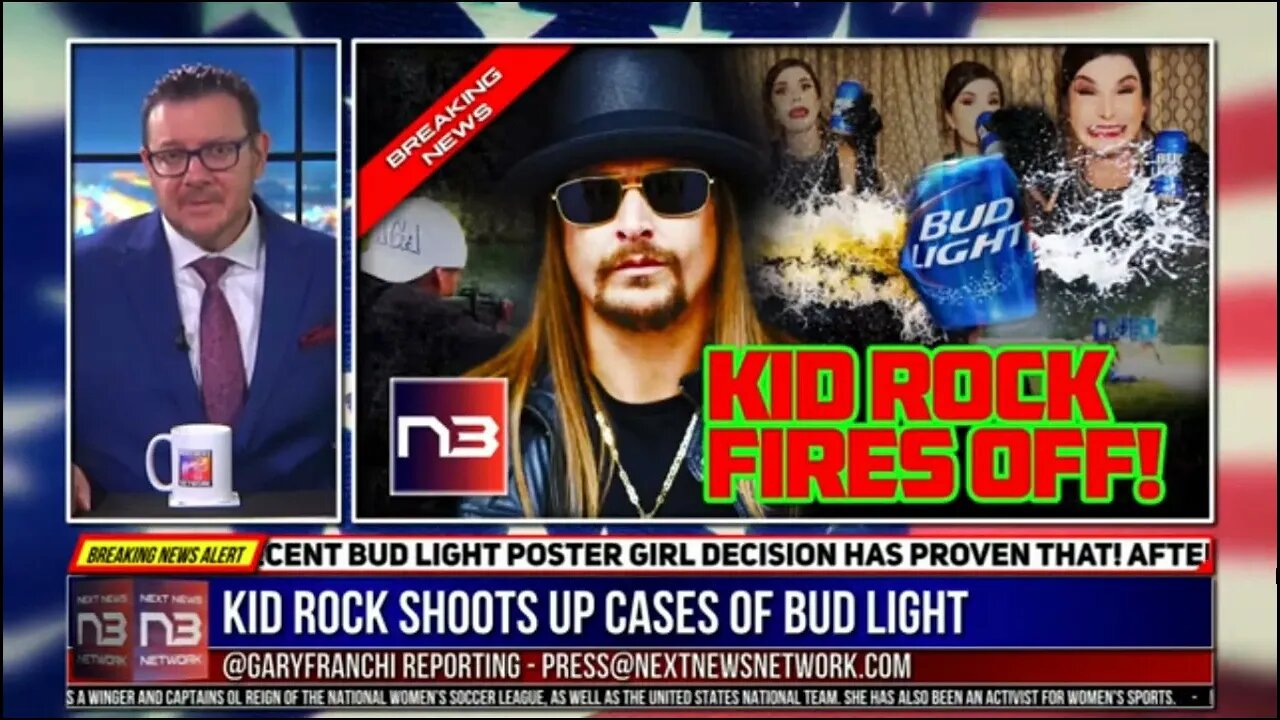 Kid Rock SHOOTS Up Cases Of Bud Light After New Poster “Girl” Choice Sparks Outrage