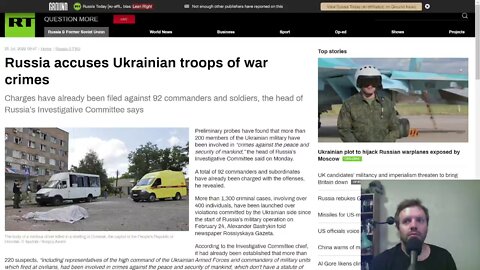 Russia accuses Ukrainian troops of war crimes