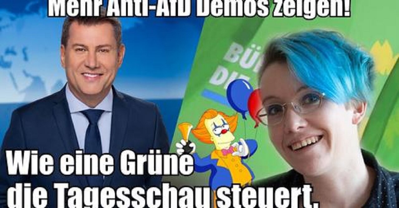 Wie die grüne Partei die Tagesschau beeinflusst