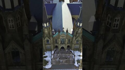 Beautiful Church from Above #church #drone