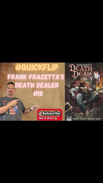 Frank Frazetta's Death Dealer #10 Opus Comics #QuickFlip Comic Book ReviewI Iverson,Escorza,#shorts