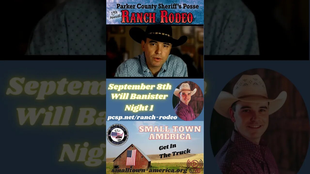 Ranch Rodeo Time Will Banister Night 1 Parker County Sheriffs Posse #willbanister #ranchrodeo#dance