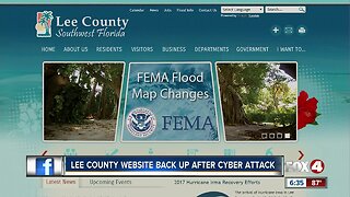 Lee County Government Website back on