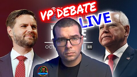 Vice Presidential Debate JD Vance Vs Walz OCT 1st Watch Party with Jeff D.