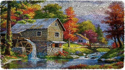 Watermill | Rug Making Latch Hooking Kit