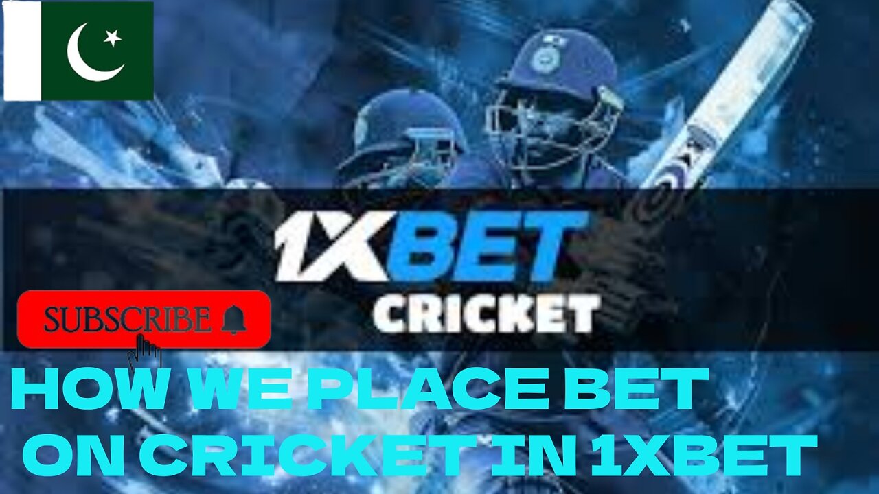 Hoe we place bet on cricket match in 1xbet 🏏