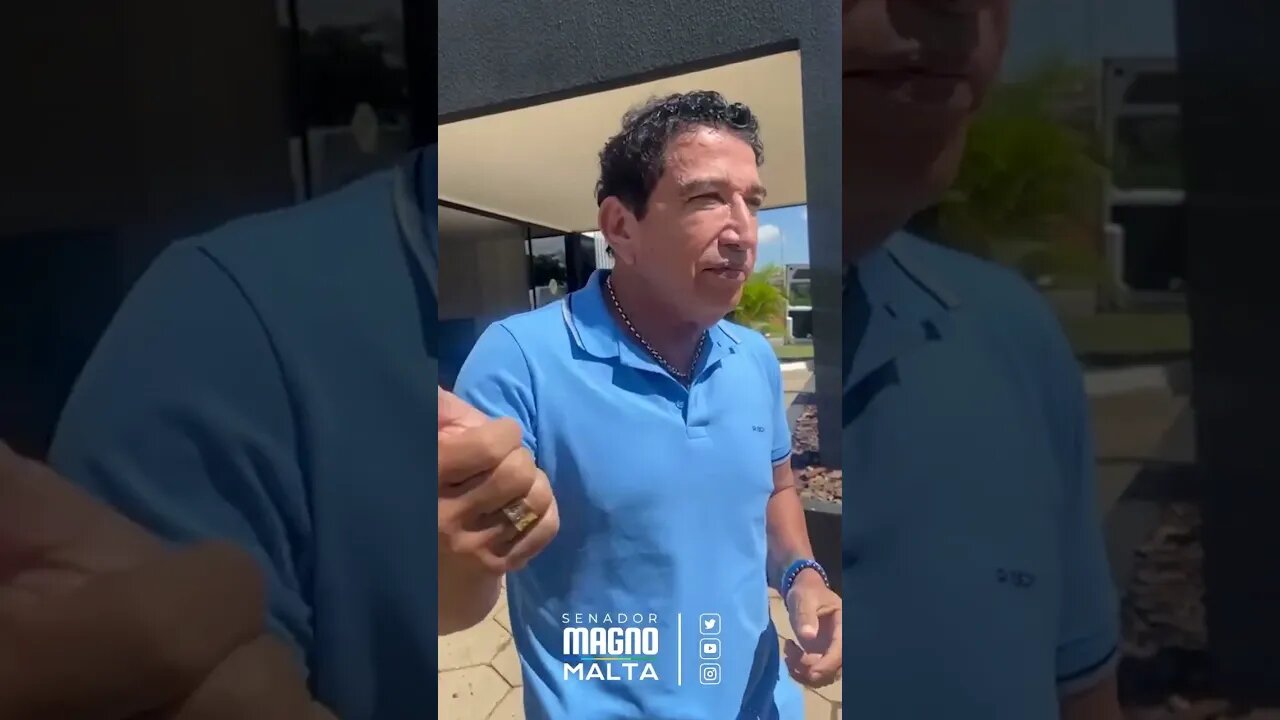 Magno Malta Acabo de visitar o ex ministro Anderson Torres, preso sem saber o porquê