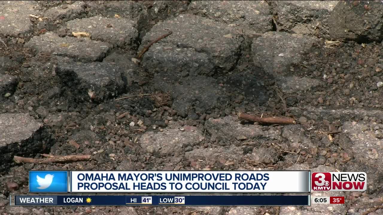 Omaha Mayor's roads proposal heads to City Council