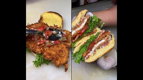 Coconut fried chicken sandwich 🥪🥥🔥